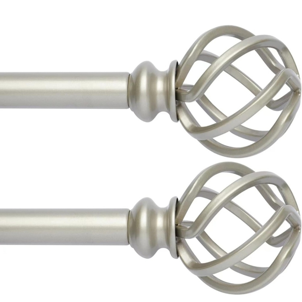 AlinaArt Modern Adjustable Curtain Rods 28-48 , 48-84